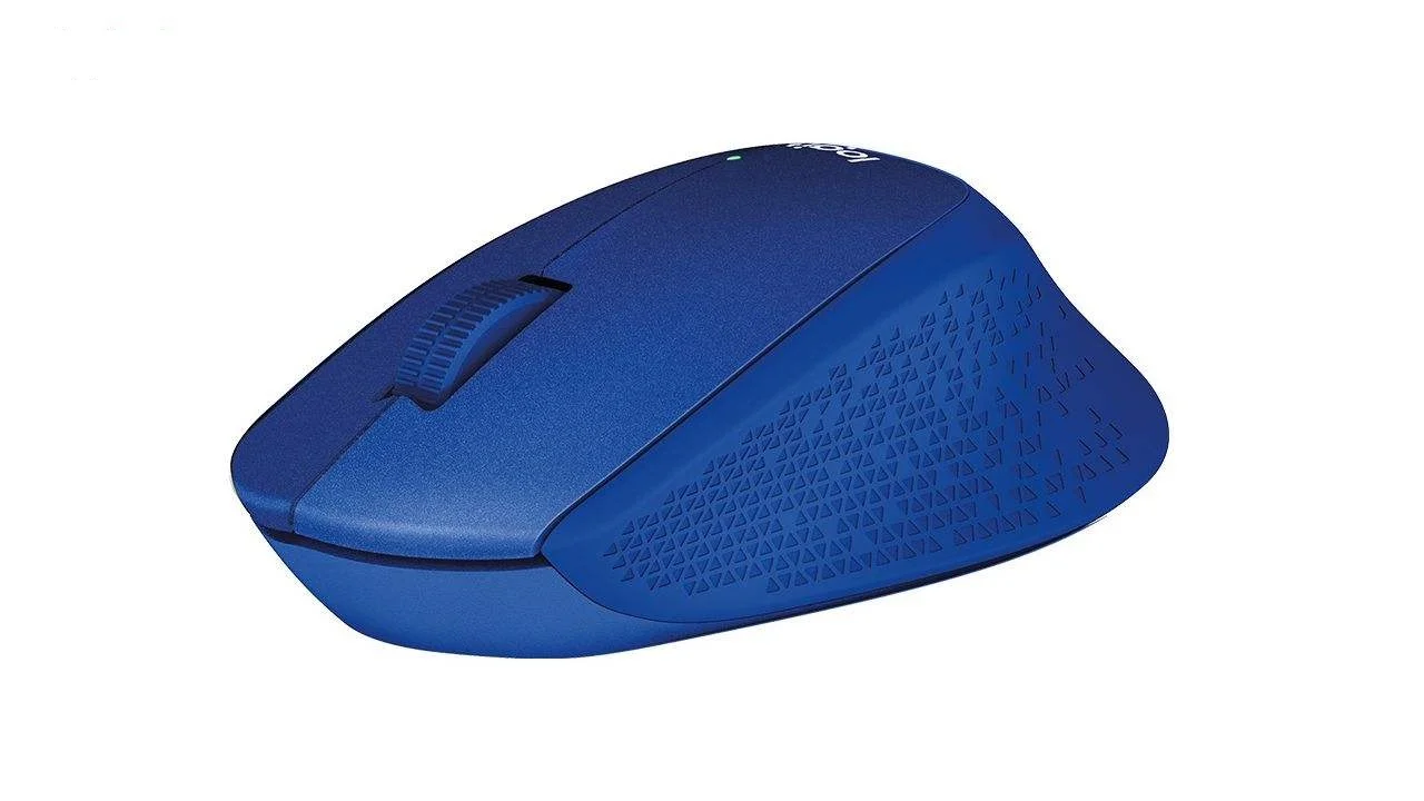موس لاجیتک مدل : Mouse Silent M330- blue