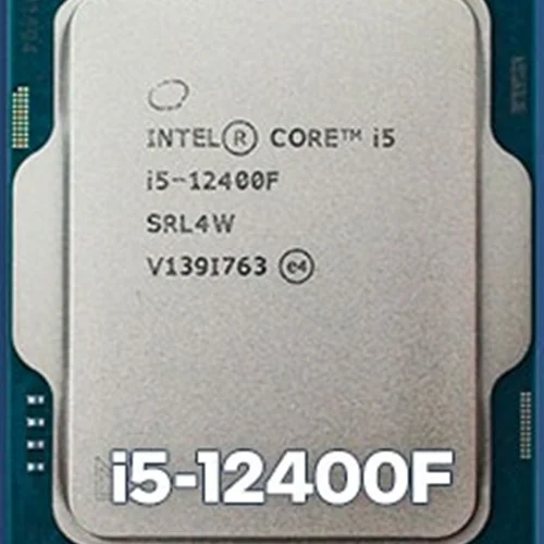 CPU INTEL Alder Lake 12400f core i5 try