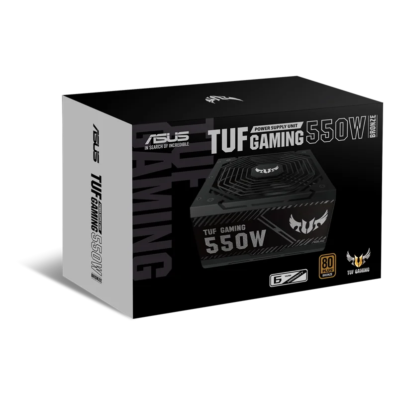 Power: Asus TUF 550W Bronze Gaming