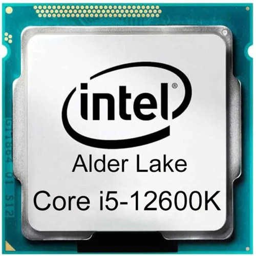 Cpu intel Alder Lake 12600k core i5 try